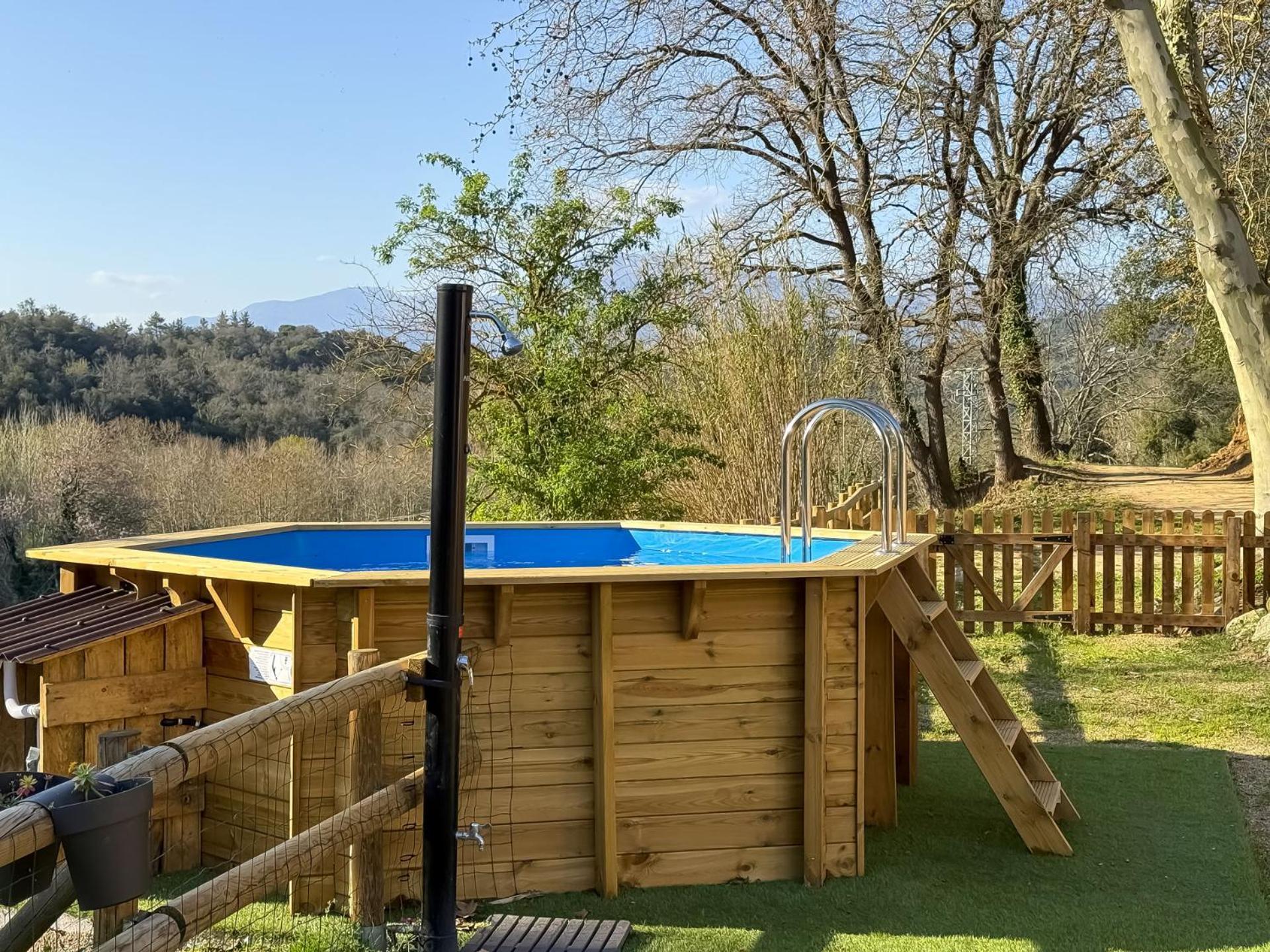 Casa Rural Can Ricos - El Mirador Del Montseny Vallgorguina Exterior photo